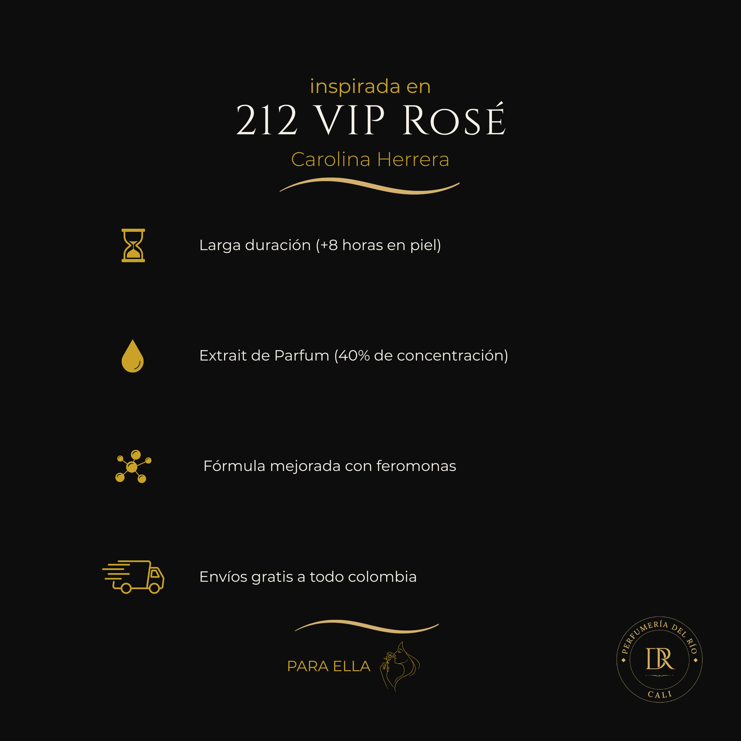 Inspirada en 212 VIP Rosé