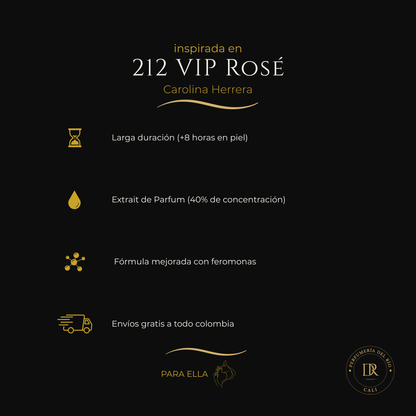 Inspirada en 212 VIP Rosé