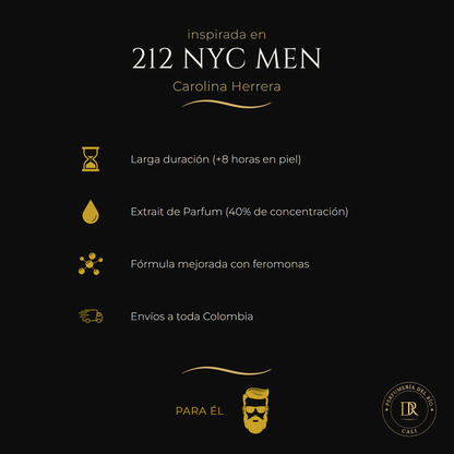 Inspirada en 212 NYC Men — Carolina Herrera