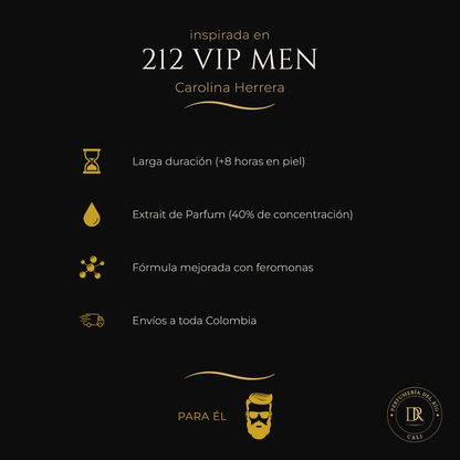 Inspirada en 212 VIP Men — Carolina Herrera