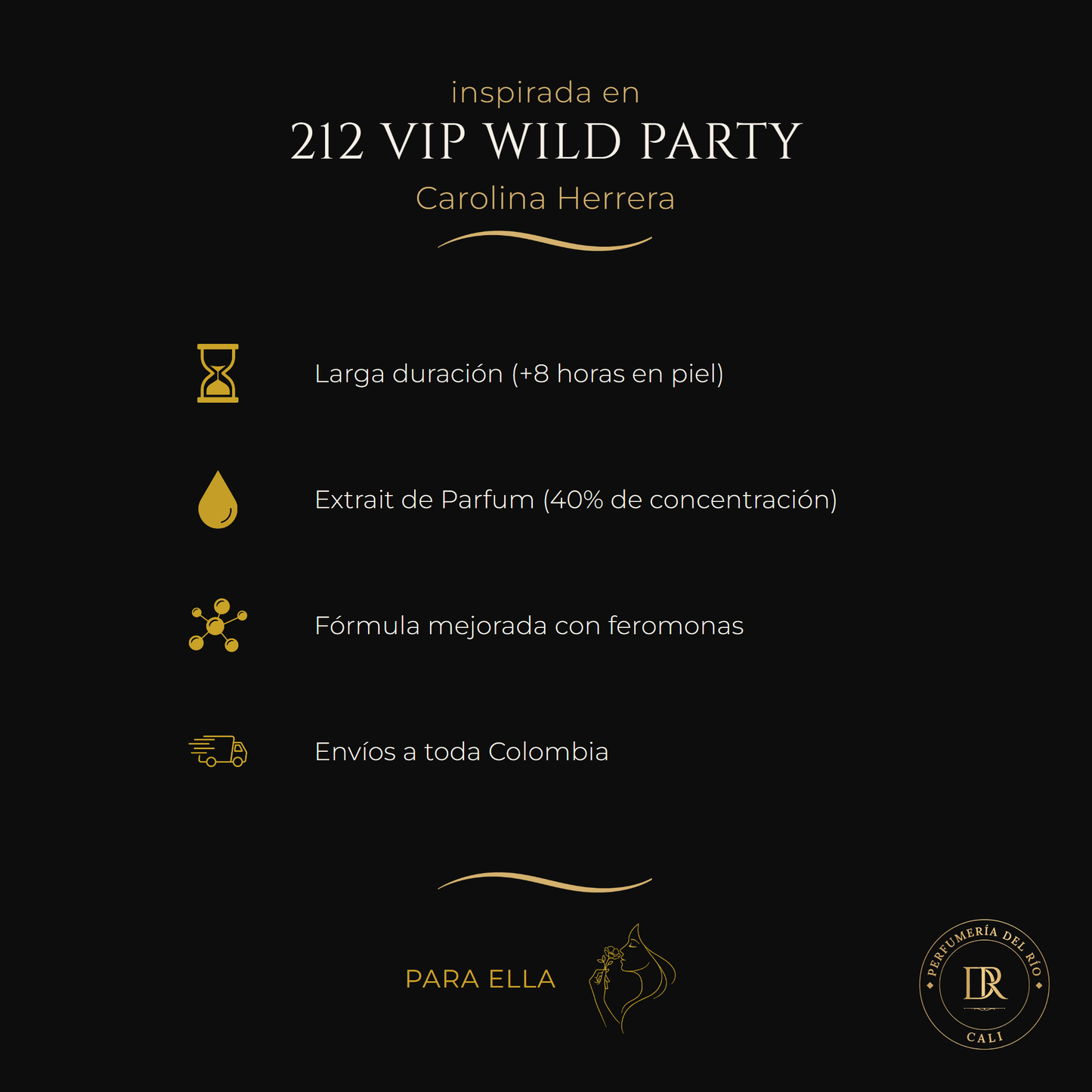 Inspirada en 212 VIP Wild Party — Carolina Herrera