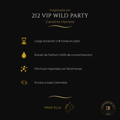 Inspirada en 212 VIP Wild Party — Carolina Herrera