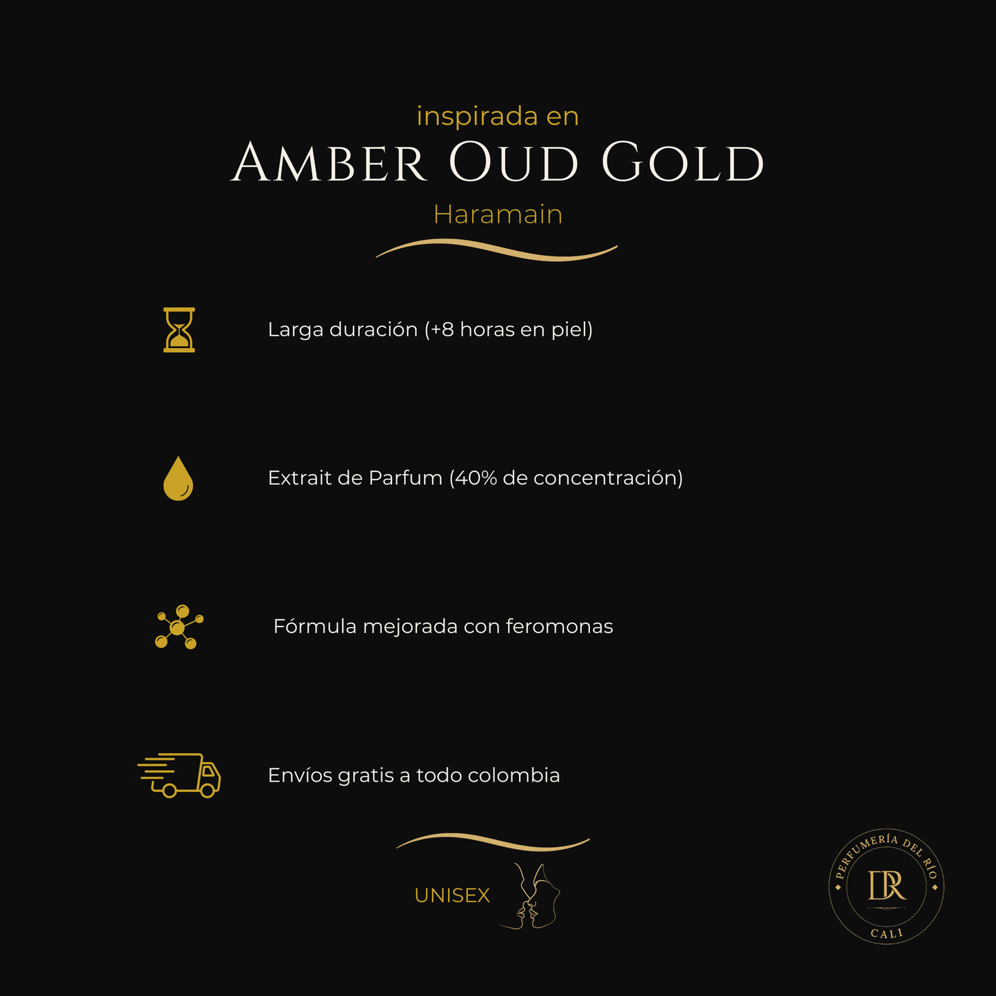 Inspirada en Amber Oud Gold