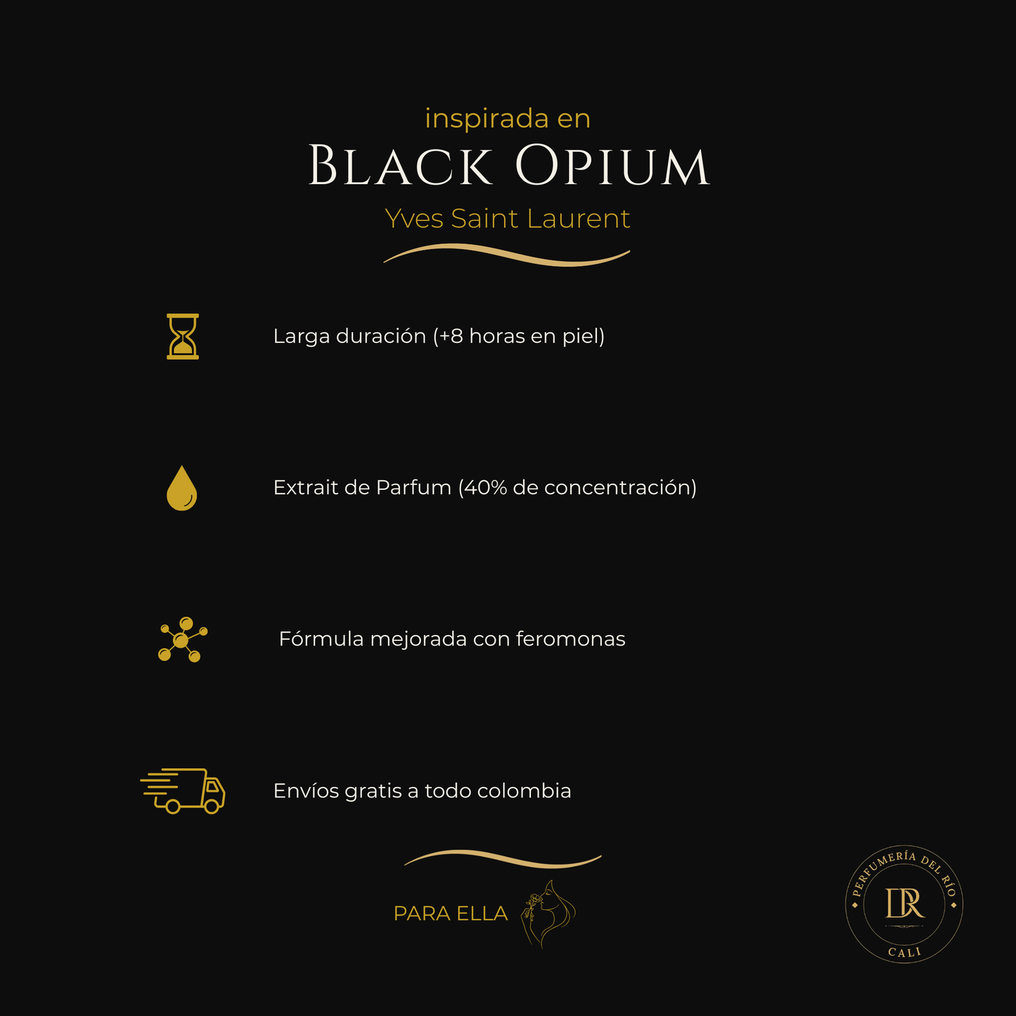 Inspirada en Black Opium
