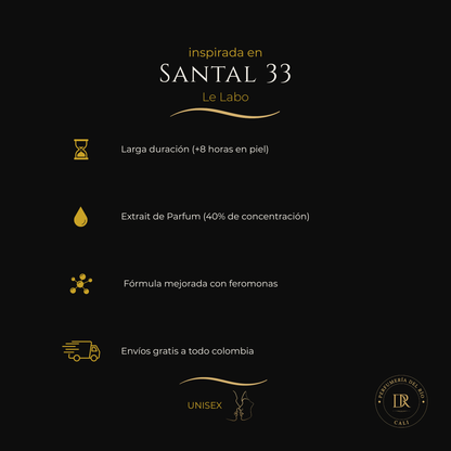 Inspirada en Santal 33