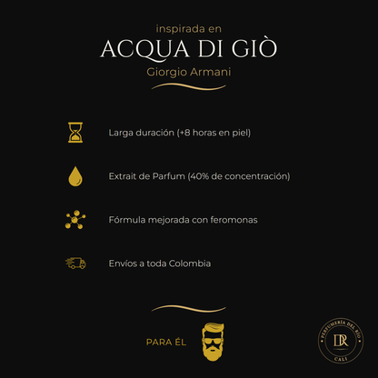 Inspirada en Acqua di Giò — Giorgio Armani