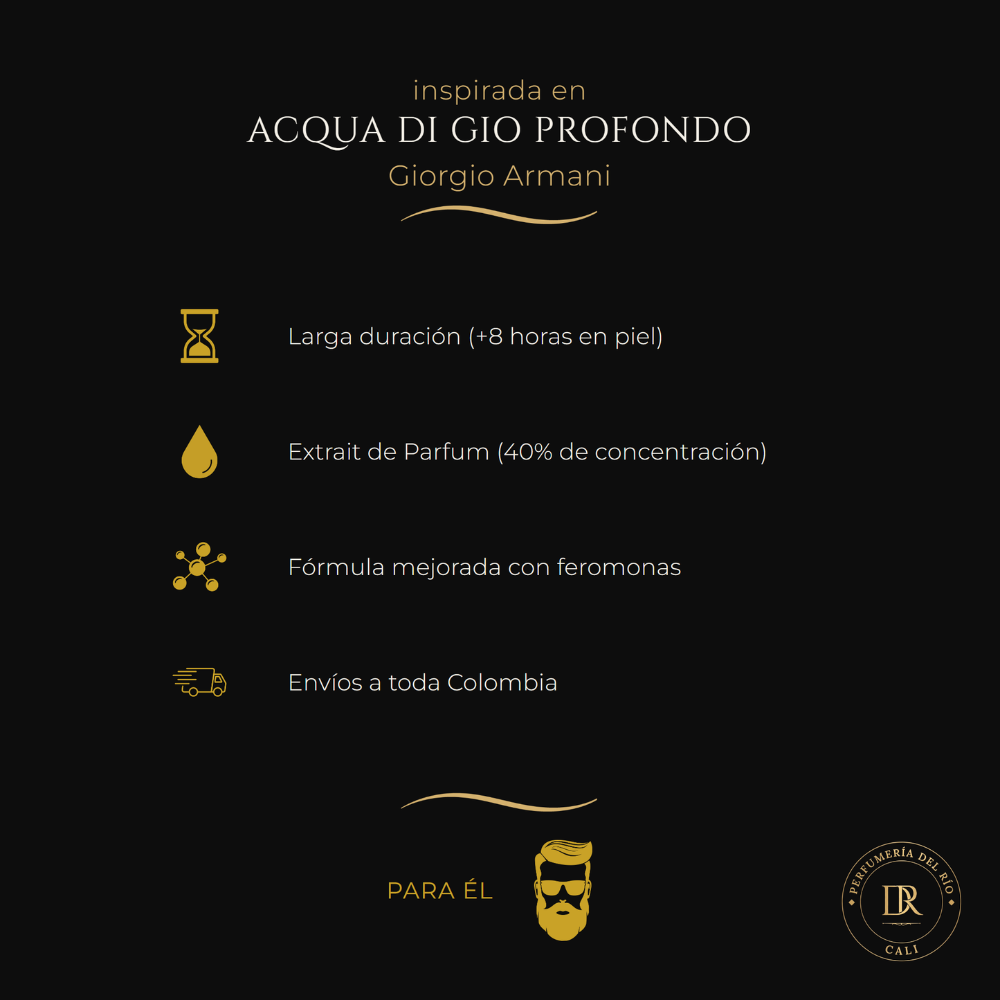 Inspirada en Acqua Di Gio Profondo — Giorgio Armani