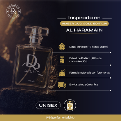 Inspirada en Amber Oud Gold — Al Haramain