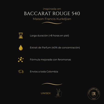 Inspirada en Baccarat Rouge 540 — Maison Francis Kurkdjian