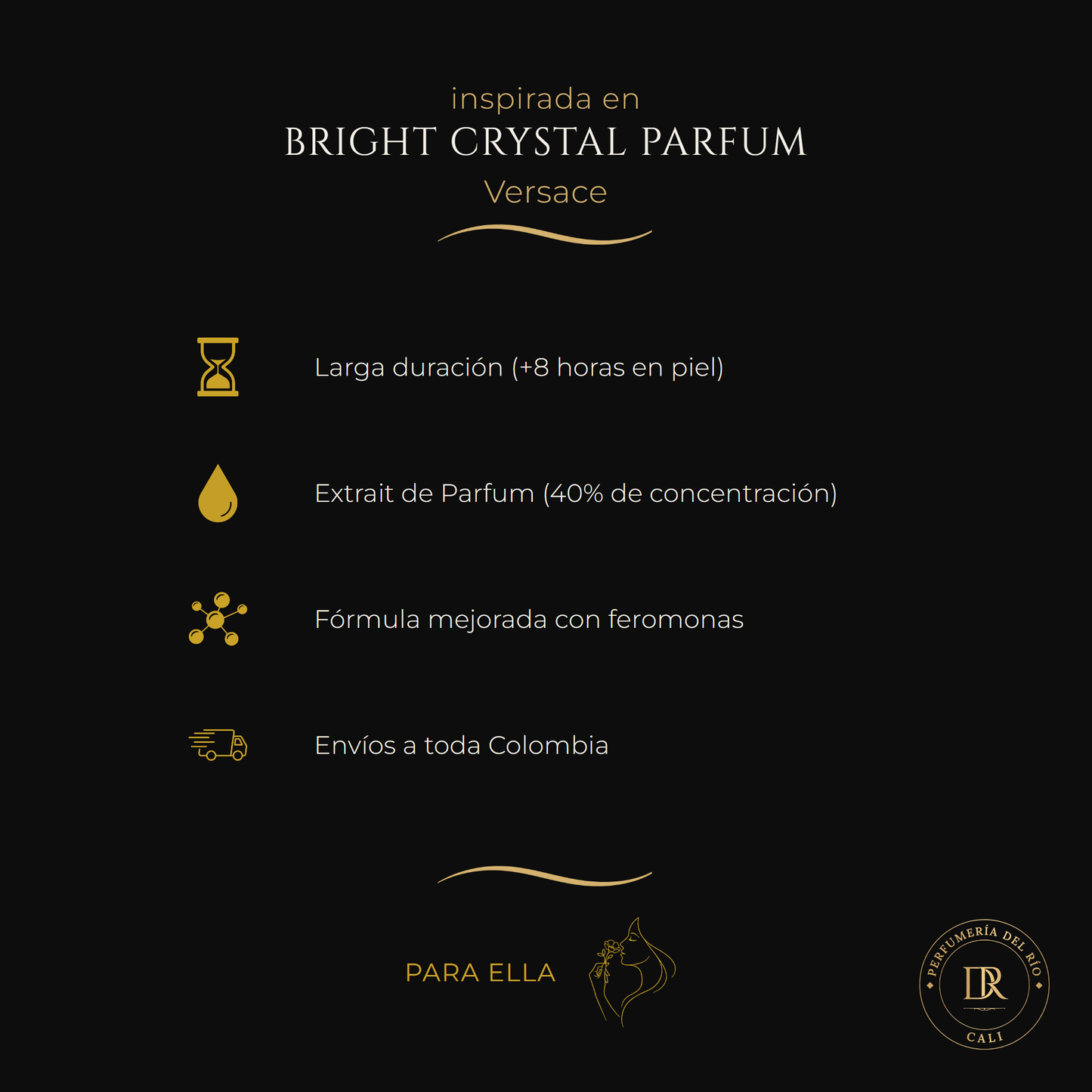 Inspirada en Bright Crystal Parfum — Versace