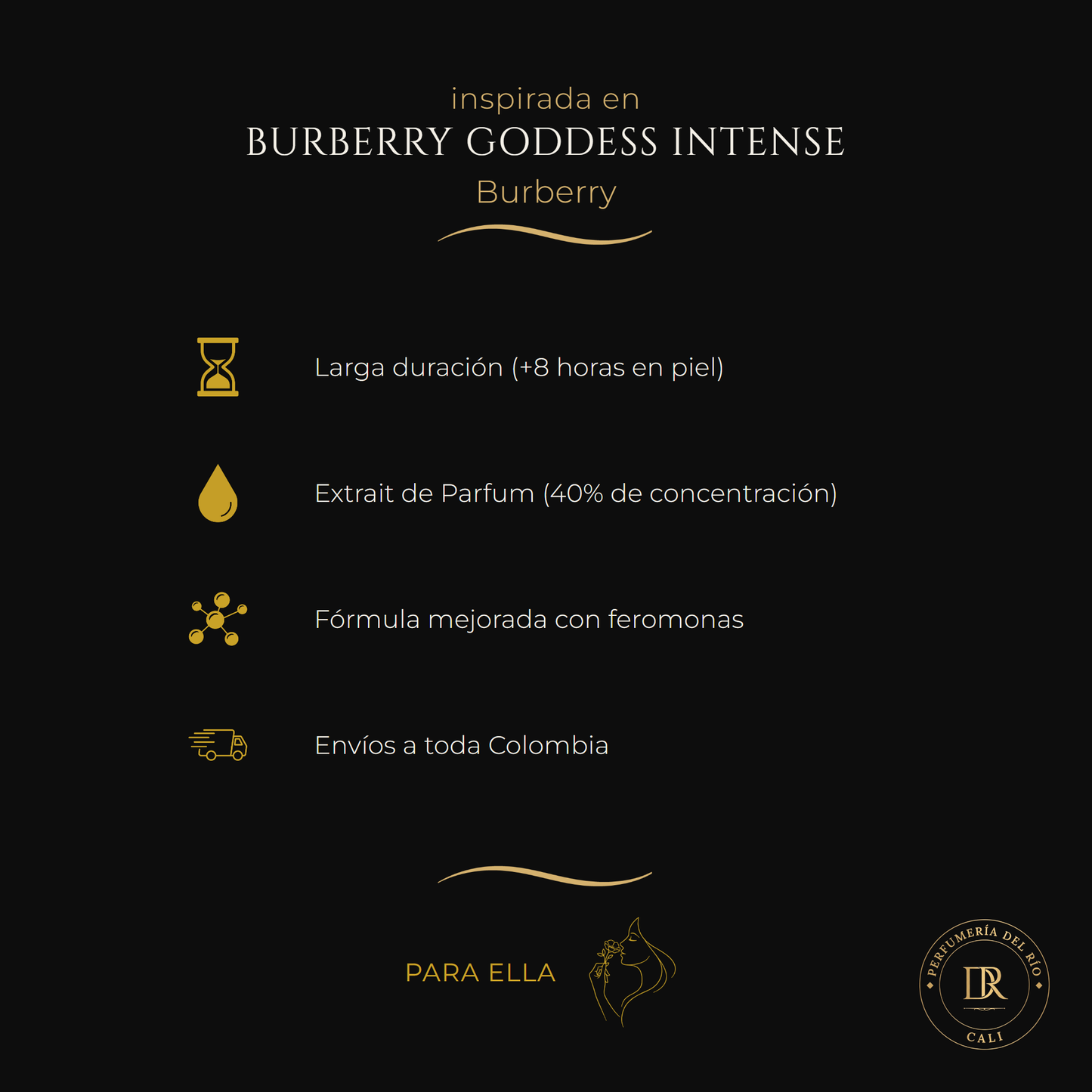 Inspirada en Burberry Goddess Intense — Burberry