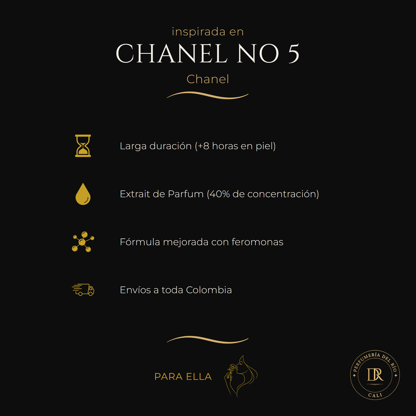 Inspirada en Chanel No 5 — Chanel