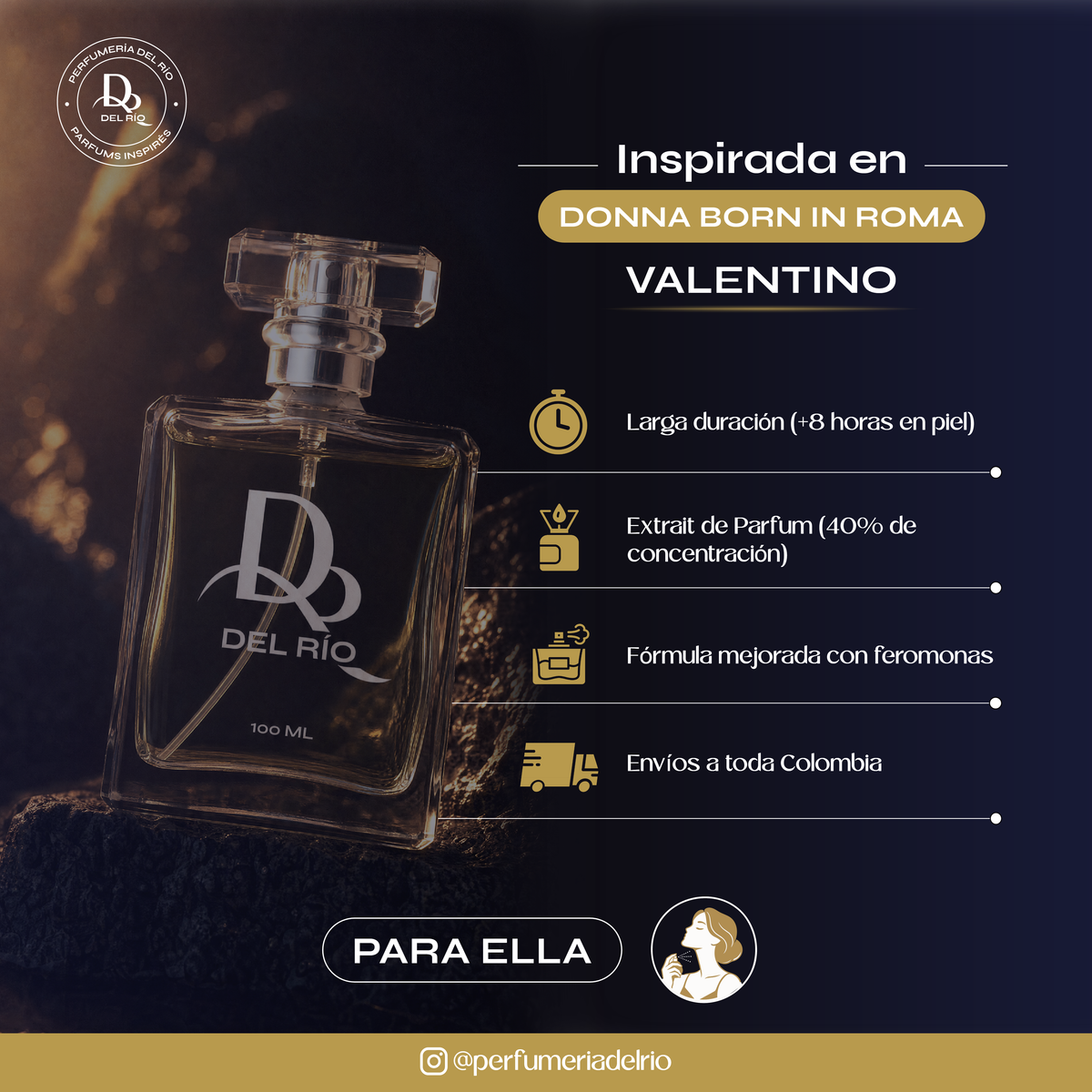 Inspirada en Donna Born In Roma — Valentino