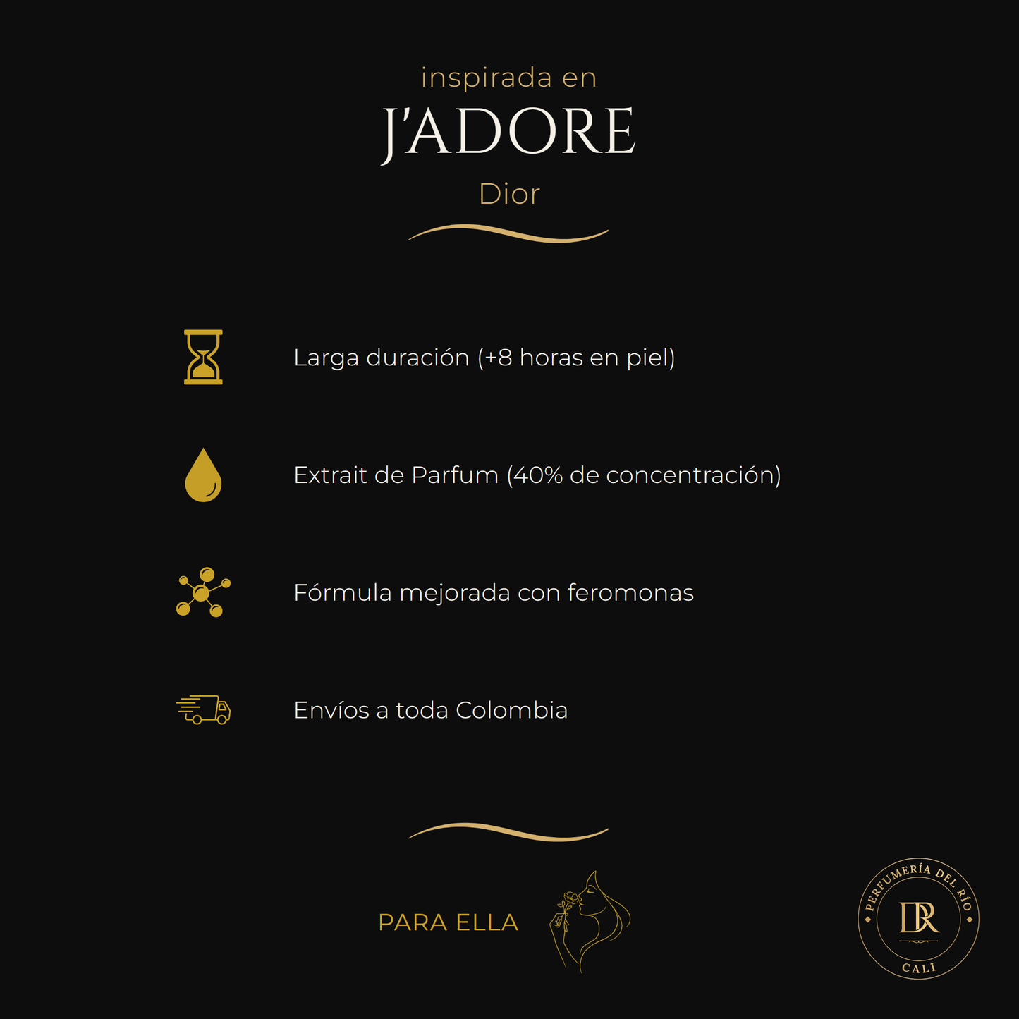 Inspirada en J'adore — Dior