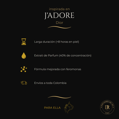 Inspirada en J'adore — Dior