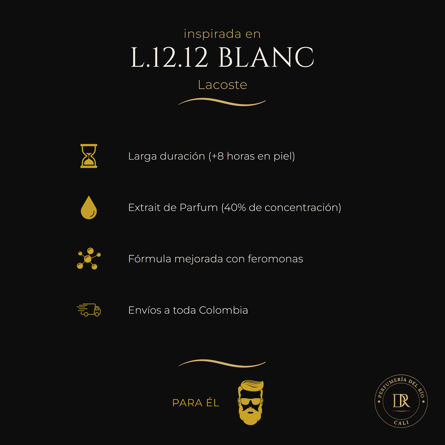 Inspirada en L.12.12 Blanc — Lacoste