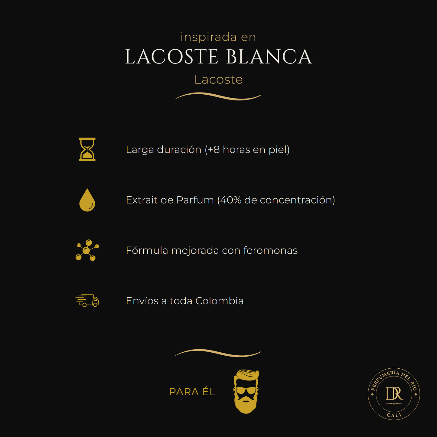 Inspirada en Lacoste Blanca — Lacoste