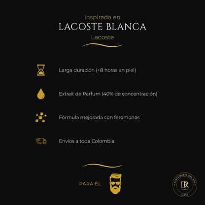 Inspirada en Lacoste Blanca — Lacoste