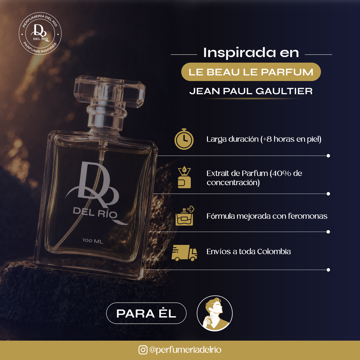 Inspirada en Le Beau Le Parfum — Jean Paul Gaultier