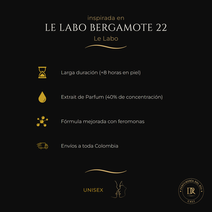 Inspirada en Le Labo Bergamote 22 — Le Labo