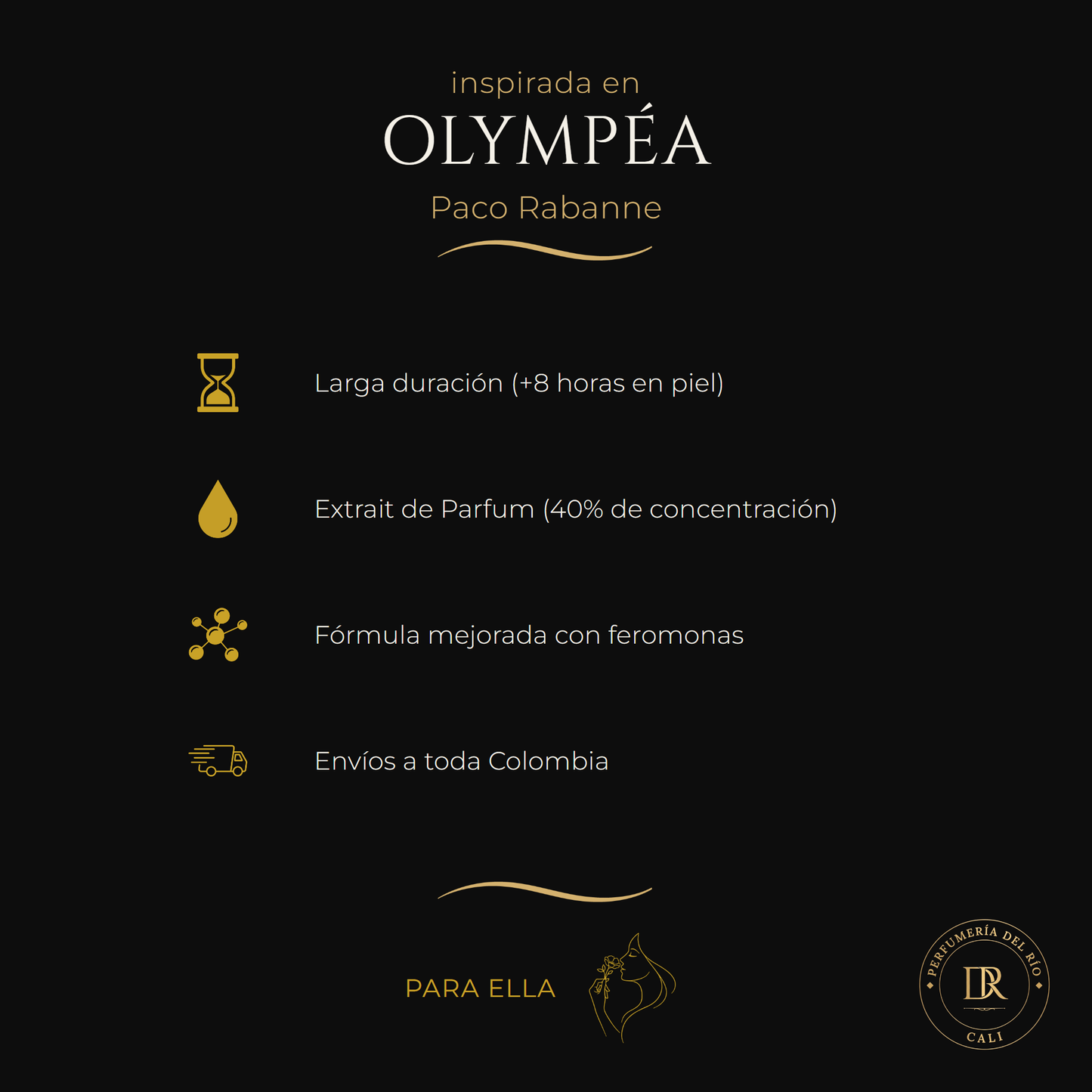 Inspirada en Olympéa — Paco Rabanne
