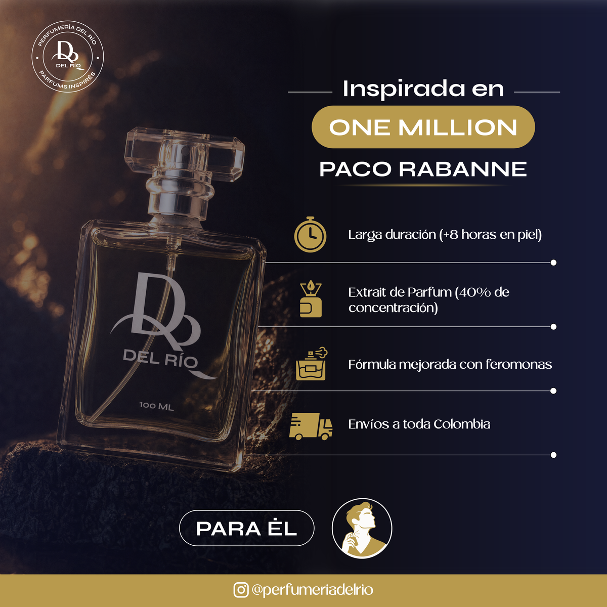 Inspirada en One Million — Paco Rabanne