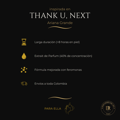 Inspirada en Thank U, Next — Ariana Grande
